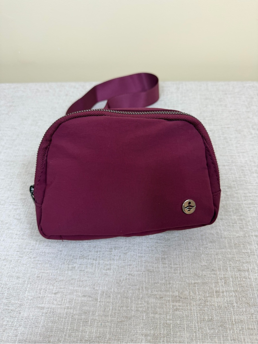 Halara Burgundy Maroon Fanny Pack Belted Waist Bag New